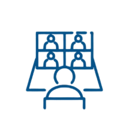 面接している様子のアイコン