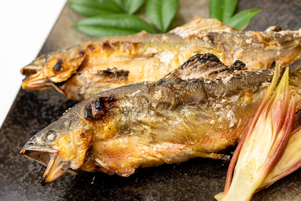 アユの塩焼き
