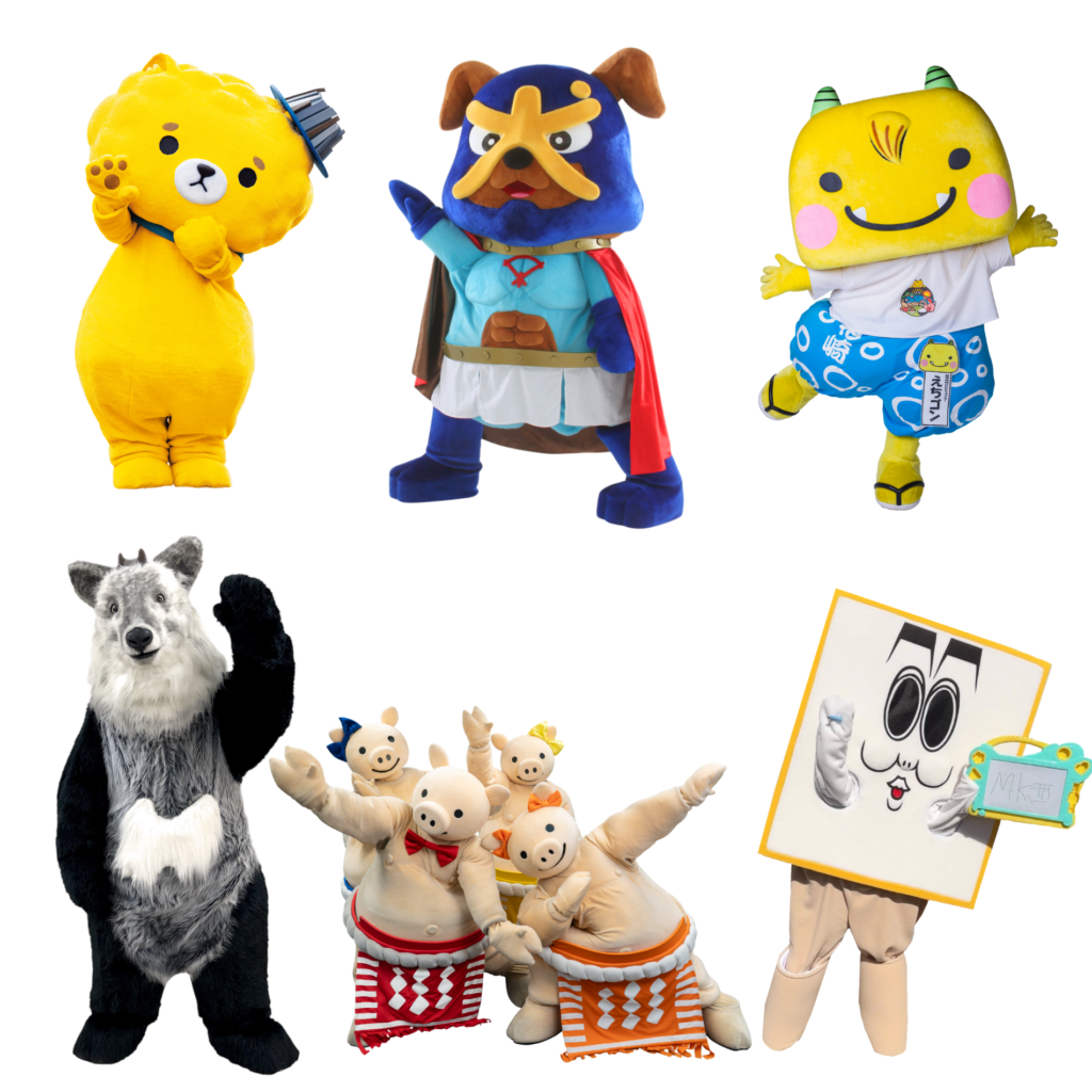国内のご当地キャラクターの例
