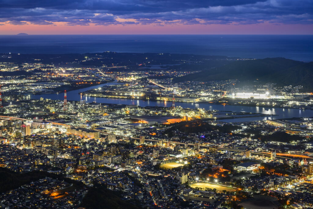 皿倉山からの夜景